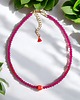 chokery Choker : energy : summer collection : jadeit i ceramiczne serduszko