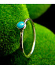 pierścionki srebrne Pierścień Drobinek - Srebro Turkus