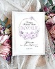 kartki na komunię Komunijny album PIWONIE personalizowany, prezent na Komunie, pamiątka Komunii