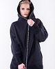 bluza z kapturem damska BLUZA  NIETOPERZ  czarna Conscious