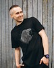 t-shirty męskie Koszulka organiczna z nadrukiem Black raven