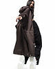 płaszcze damskie Płaszcz longline hoodie oversize praline