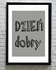 plakaty POSTER - plakat- DZIEŃ DOBRY