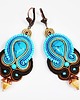 kolczyki soutache Sutaszowe kolczyki BRISADEMAR