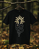 t-shirty męskie Koszulka - Alchemia Symboli, Wąż w koronie, Wężowa Madonna #15
