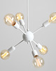 lampy wiszące Designerska nowoczesna lampa wisząca kula VANWERK BALL - biała