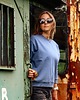 bluza bez kaptura damska SWEATSHIRT Rainy Sky Haft