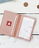 portfele damskie MIKRO +-  / Pink - portfel ze skóry