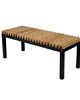 ławki Ławka Metalowa Loft Siedzisko Drewno Lite LPD-13