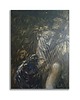 obrazy Obraz olejny ręcznie malowany 60x80cm "Kruk" las czarny