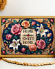 plakaty PLAKAT home sweet home dekoracja kwiaty prezent