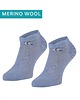 skarpetki damskie Niebieskie stopk iz merino wool