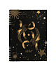 kalendarze i plannery NOTES ZODIAKI RYBY B5  160 stron  SZARE KRATKI