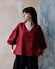 bluzki - inne Bluzka BELZA / len / bordo