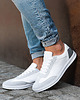 buty męskie Buty męskie trampki OLDSCHOOL - białe V3 T373