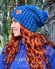 czapki damskie Czapka Handmade Follow Me Błękity
