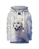 bluzy dla dziewczynki Bluza Winter Wolf