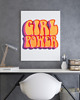 grafiki i ilustracje PLAKAT Girl Power prezent dzień kobiet dla córki dziewczyny
