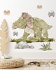 naklejki ścienne do pokoju dziecka Naklejka na ścianę dinozaur triceratops stojący nalepka do pokoju dziecka