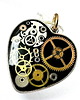 wisiory Wisior silver Heart (Black) IV