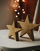 dekoracje świąteczne Gwiazda drewniana dębowa jesionowa 13cm