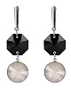 kolczyki swarovski Kolczyki z czarnymi kryształami