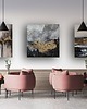 obrazy Tryptyk KOLORY ZIEMI ręcznie malowana ABSTRAKCJA 60 x 180 cm obraz strukturalny