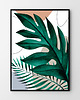 plakaty Plakat Roślinnie boho liście