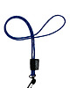akcesoria różne Smycz Paracord ELECTRIC BLUE z karabińczykiem