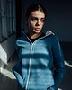 bluza z kapturem damska Bluza DAMSKA BŁĘKITNY KOT