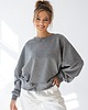 bluza bez kaptura damska Bluza Iconic Szary Melanż