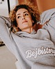 bluza z kapturem damska Bluza oversize Gray dla mamy i taty