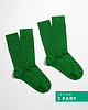 skarpetki damskie Skarpetki Essential - Emerald Field - Zielony - Zestaw 2 pary (unisex)