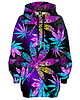 bluza z kapturem damska Bluza Oversize Tunika DR.CROW Weed