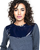 bluza bez kaptura damska Ginger Navy Blue Sweatshirt