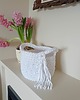 kosze do przechowywania Koszyk okrągły szydełkowy 17cmx15cm