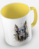 kubki Kolorowy kubek DOBERMAN - mix kolorów