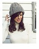 czapki damskie Szara czapka beanie z wełną Alpaka