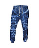 spodnie dresowe damskie DR.CROW Spodnie Fullprint Marble Blue