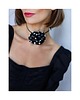 chokery Jedwabny choker