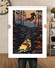 plakaty Mountain Biker - plakat rowerowy 50x70 cm