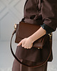 torby na ramię SWITCH BOX - skórzana torebka - brąz klasyczny