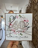 kartki scrapbooking Wyjątkowa kartka ręcznie robiona z okazji 40 rocznicy ślubu
