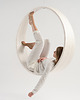 fotele SWING model N.2 huśtawka dąb bielony
