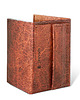 portfele damskie Portfel TYVEK mini BROWN LEATHER brązowa skóra