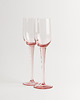 szklanki i kieliszki Kieliszek na wino białe Classic - różowy