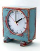 zegary Zegar drewniany - cichy mechanizm BLUE