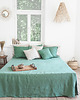 koce i narzuty Lambrekin Classic EUCALYPTUS green