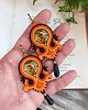 kolczyki soutache Tiger Energy kolczyki sutasz