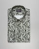 koszule męskie Koszula calimera 00541 długi rękaw zielony slim fit